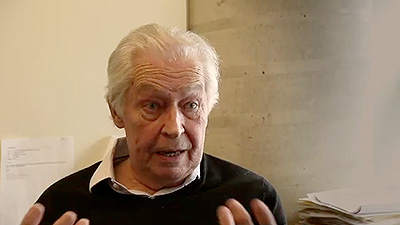 Screen capture from the interview of François-Marc Gagnon